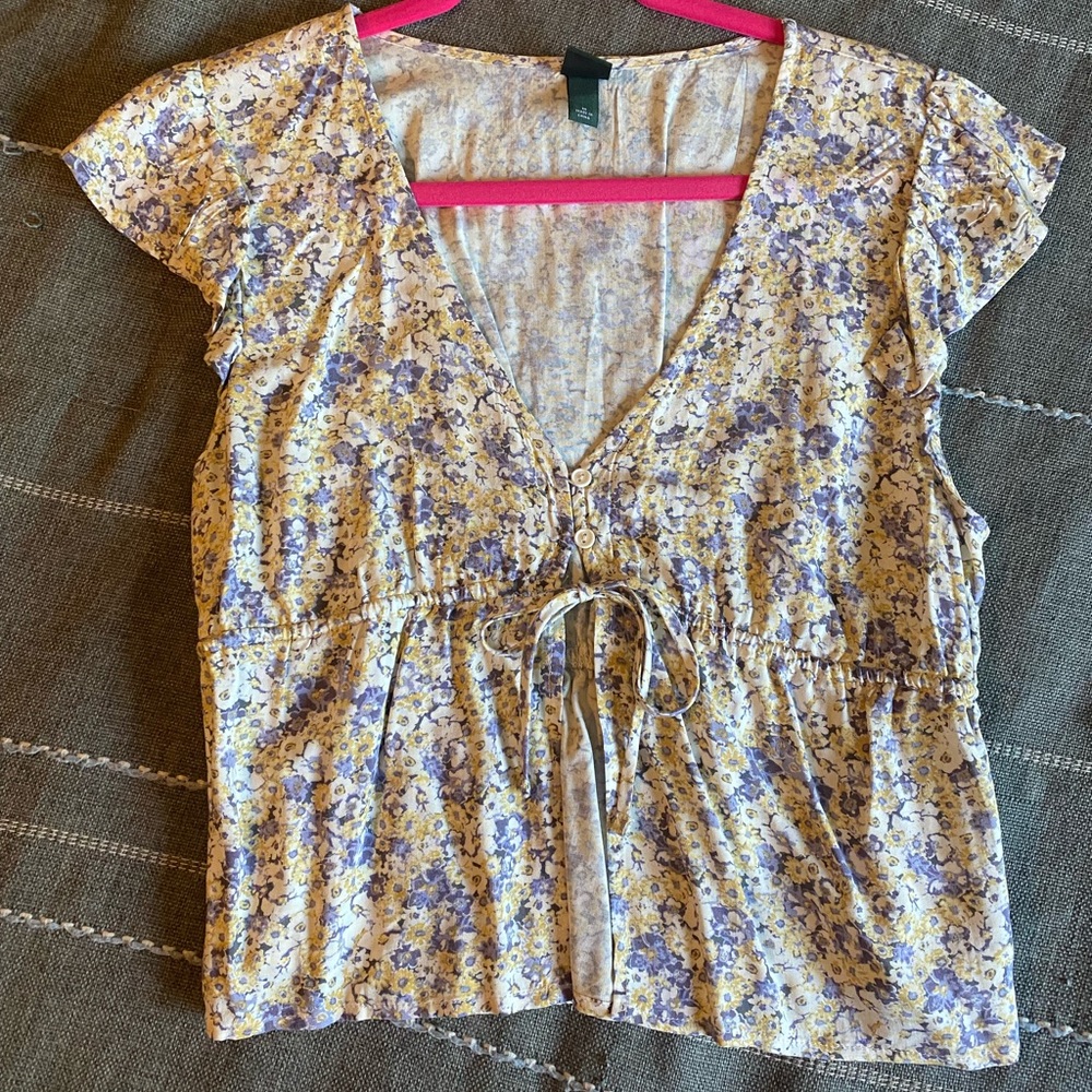 Wild Fable floral print blouse